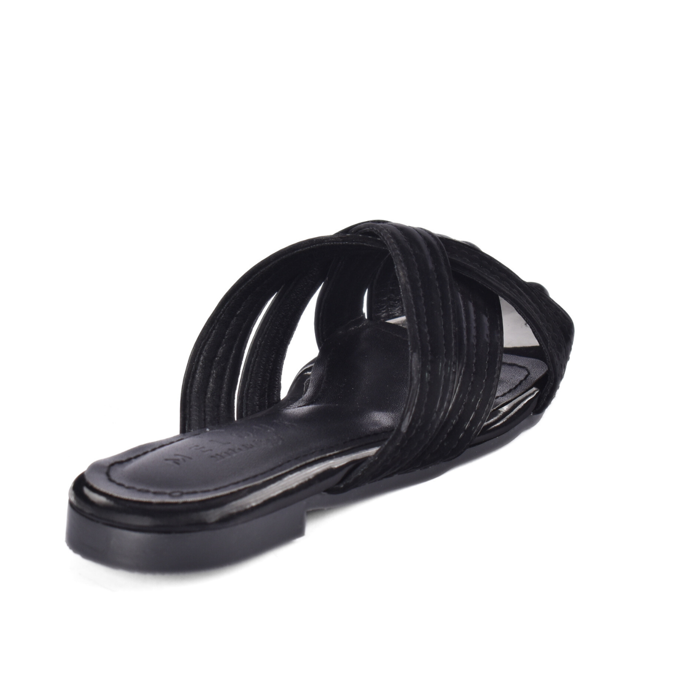 Chic Flat Slipper with Overlapping Straps Melouk