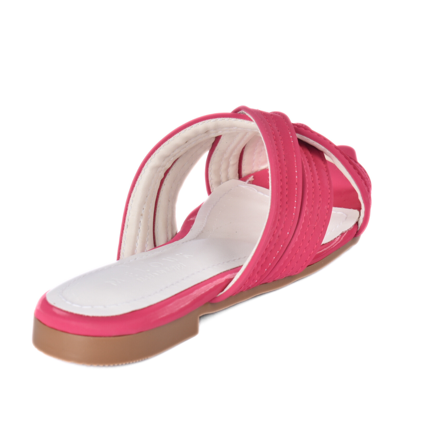 Chic Flat Slipper with Overlapping Straps Melouk