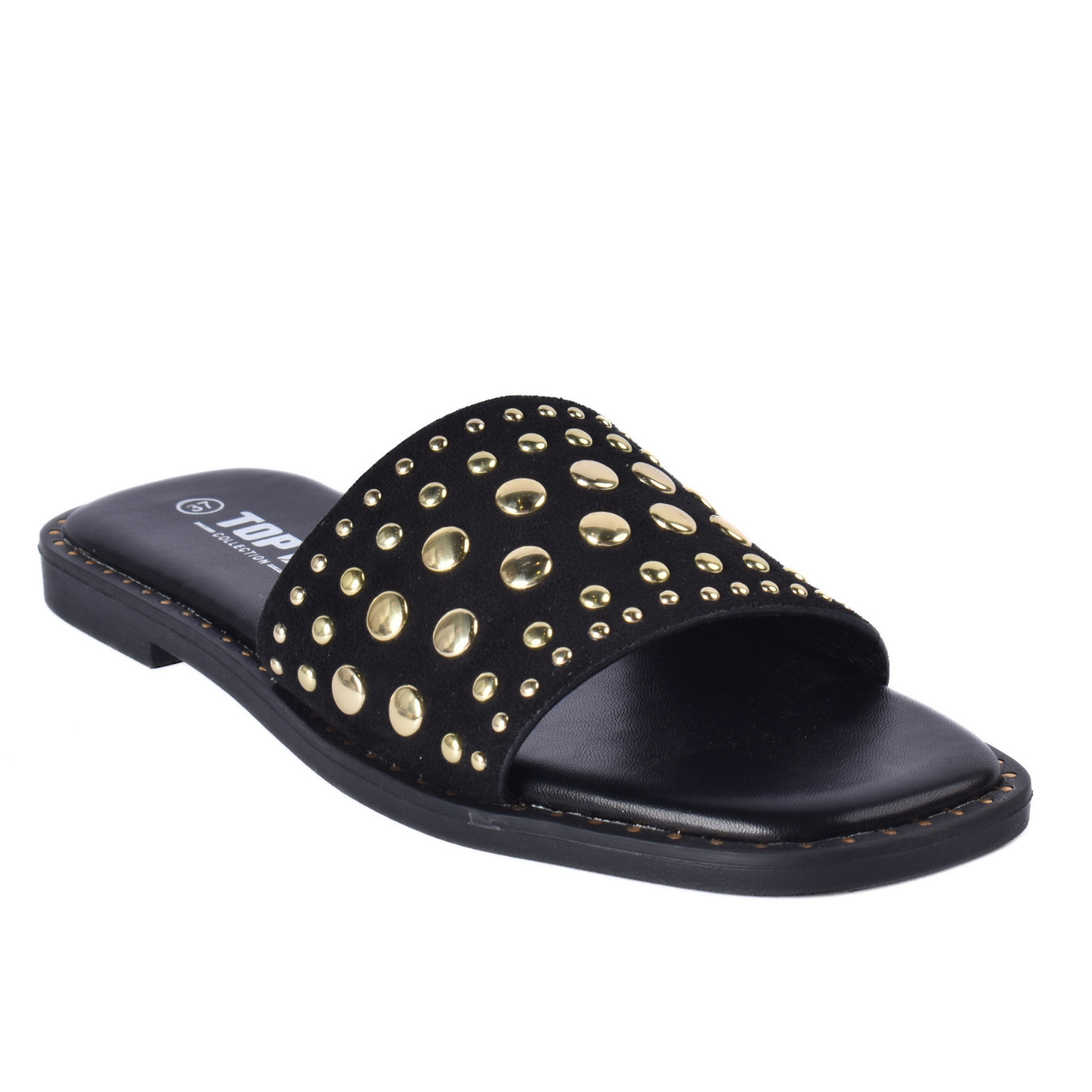Comfortable Casual Slip-On Sandals for Everyday Wear Black