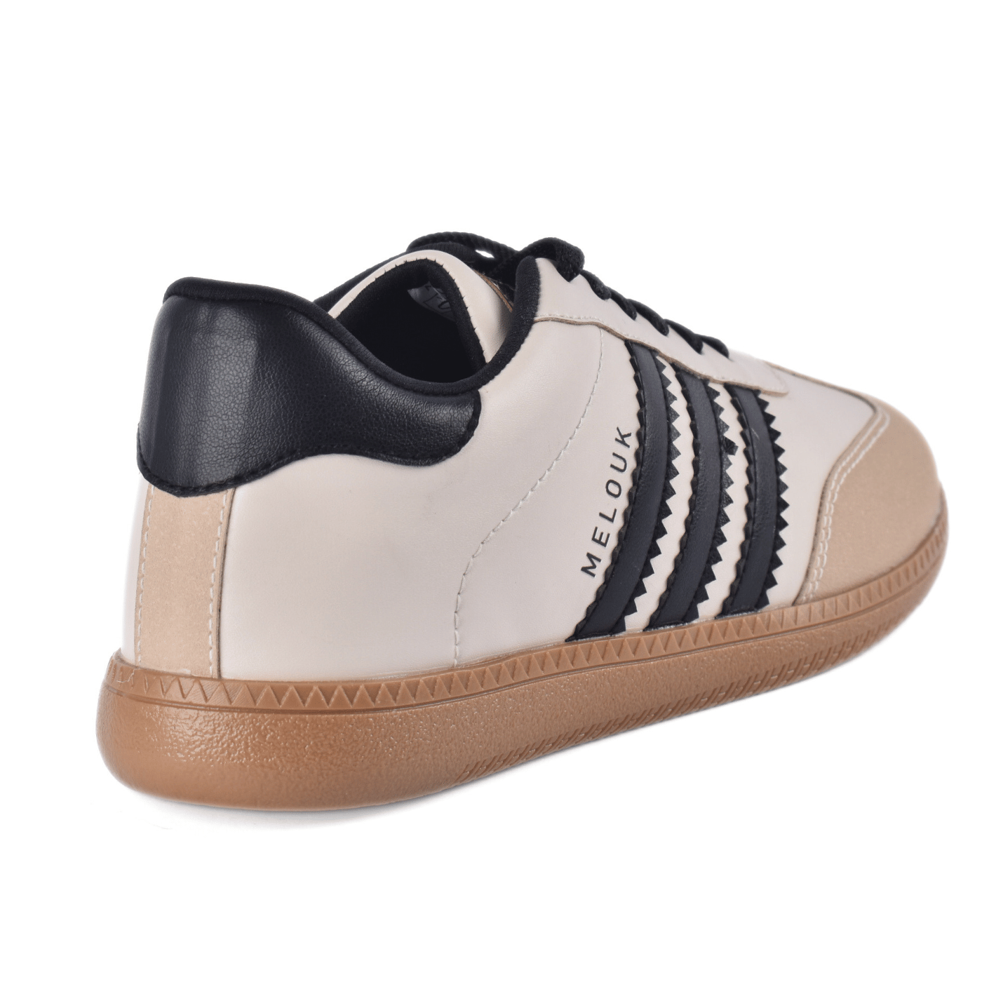 Casual Sneakers with Black Stripes with details Melouk