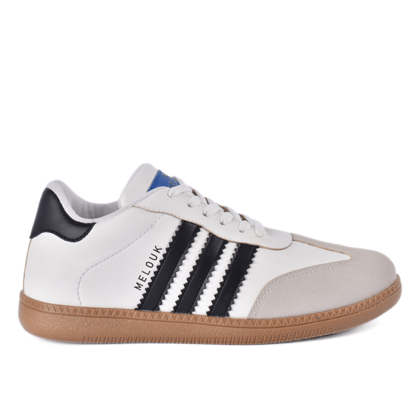 Casual Sneakers with Black Stripes with details Melouk