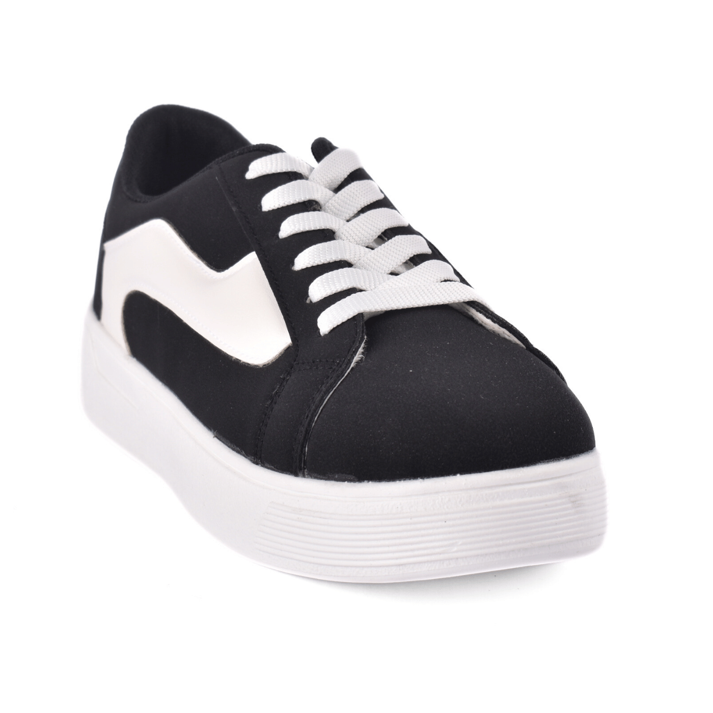Women's Chunky Sole Fashion Sneakers Black Melouk