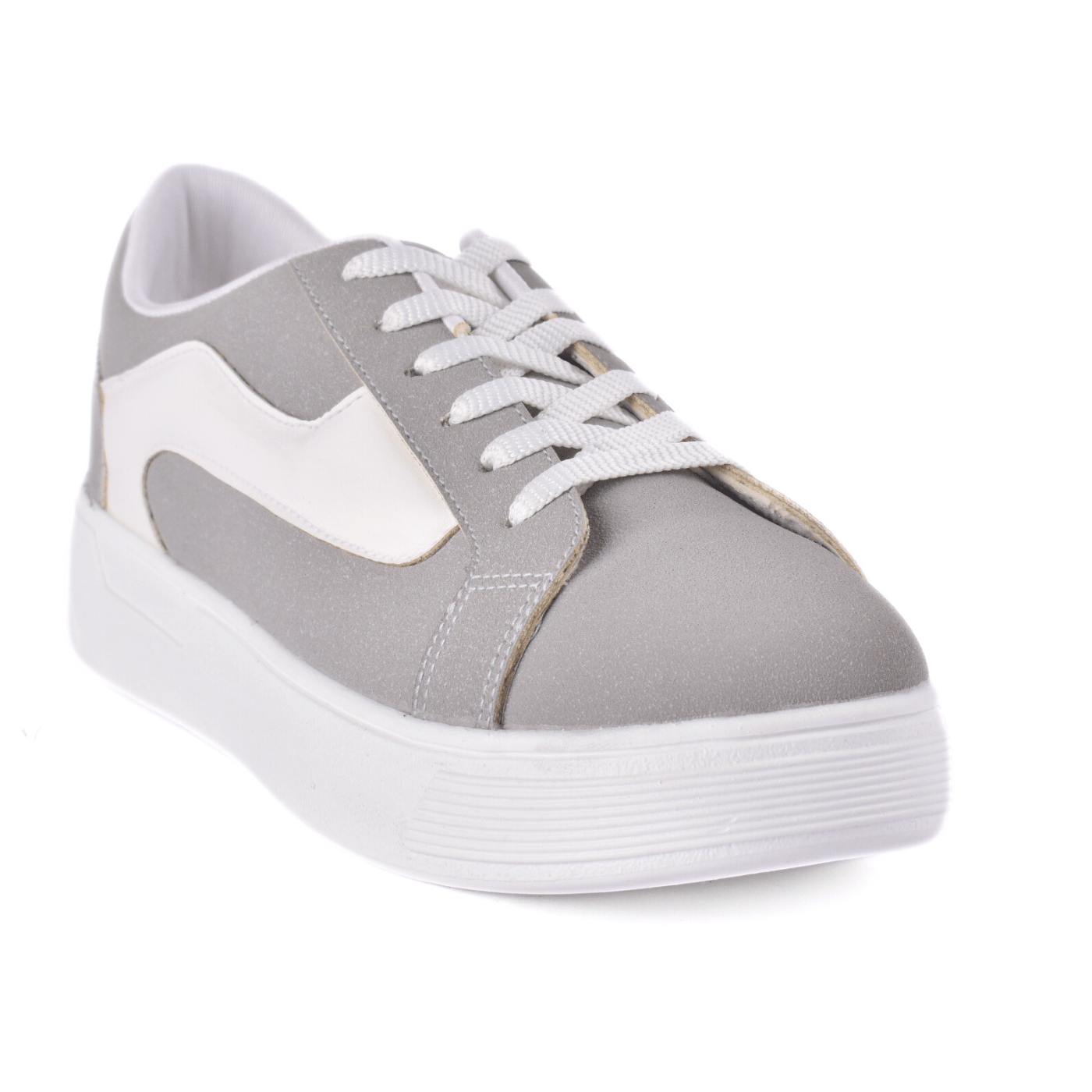 Women's Chunky Sole Fashion Sneakers Gray Melouk