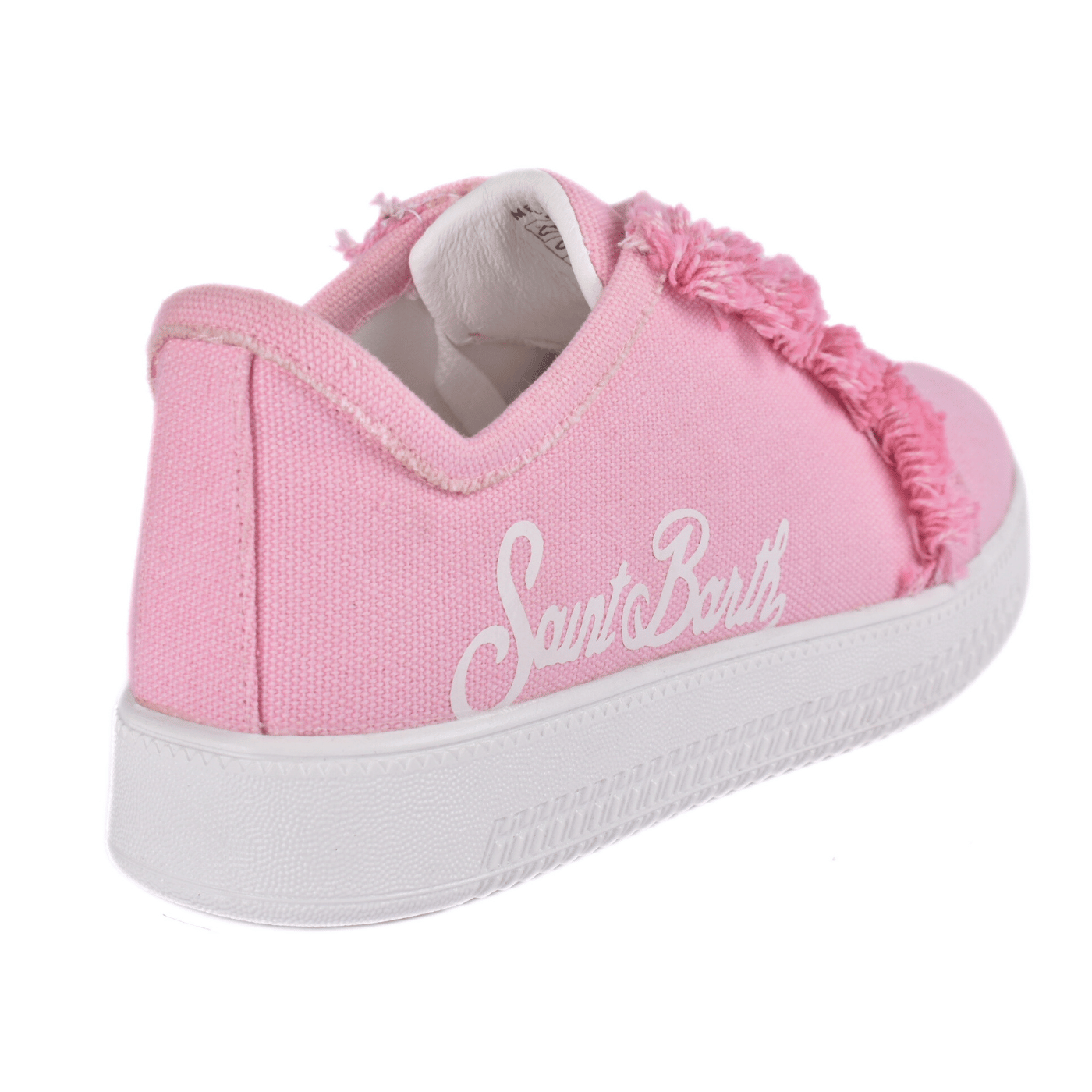 Trendy Frayed Edge Canvas Trainers Melouk