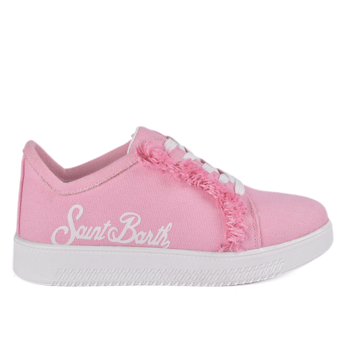 Trendy Frayed Edge Canvas Trainers Melouk