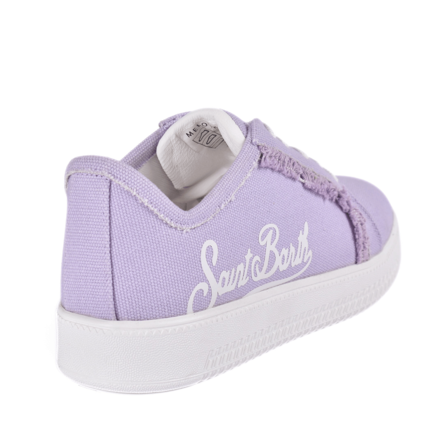 Trendy Frayed Edge Canvas Trainers Melouk