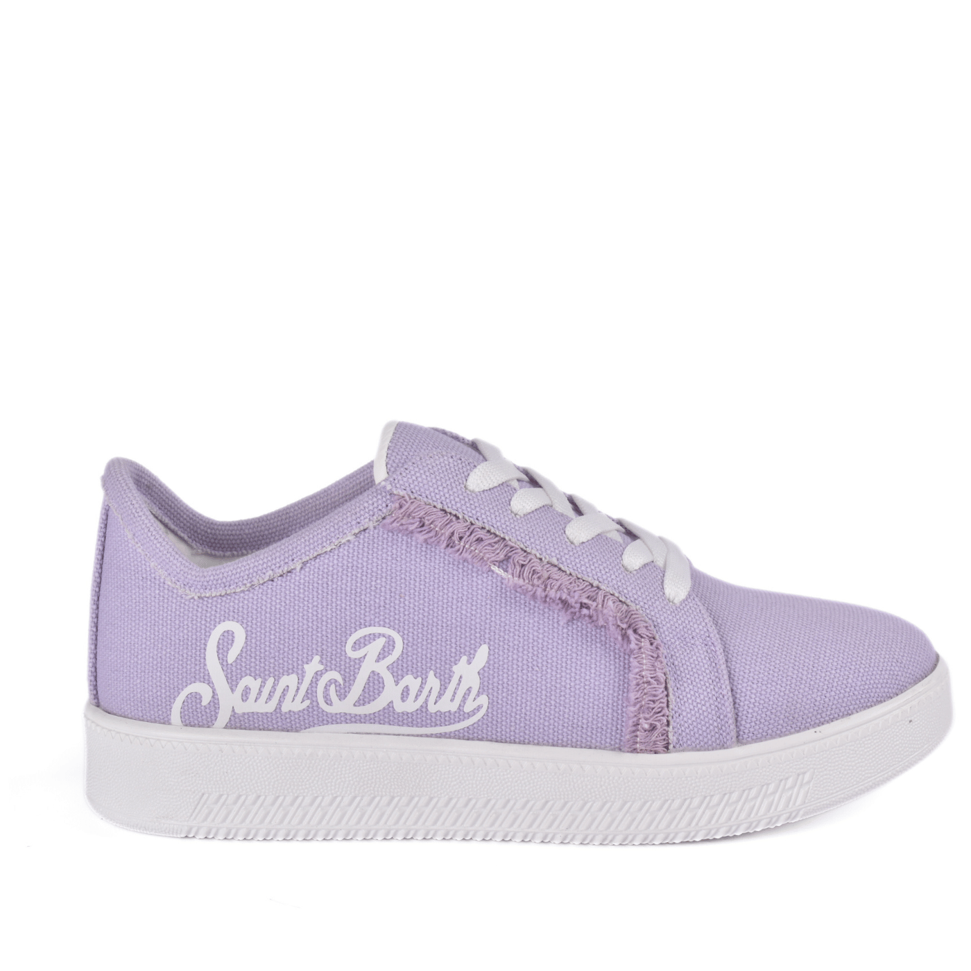 Trendy Frayed Edge Canvas Trainers Melouk