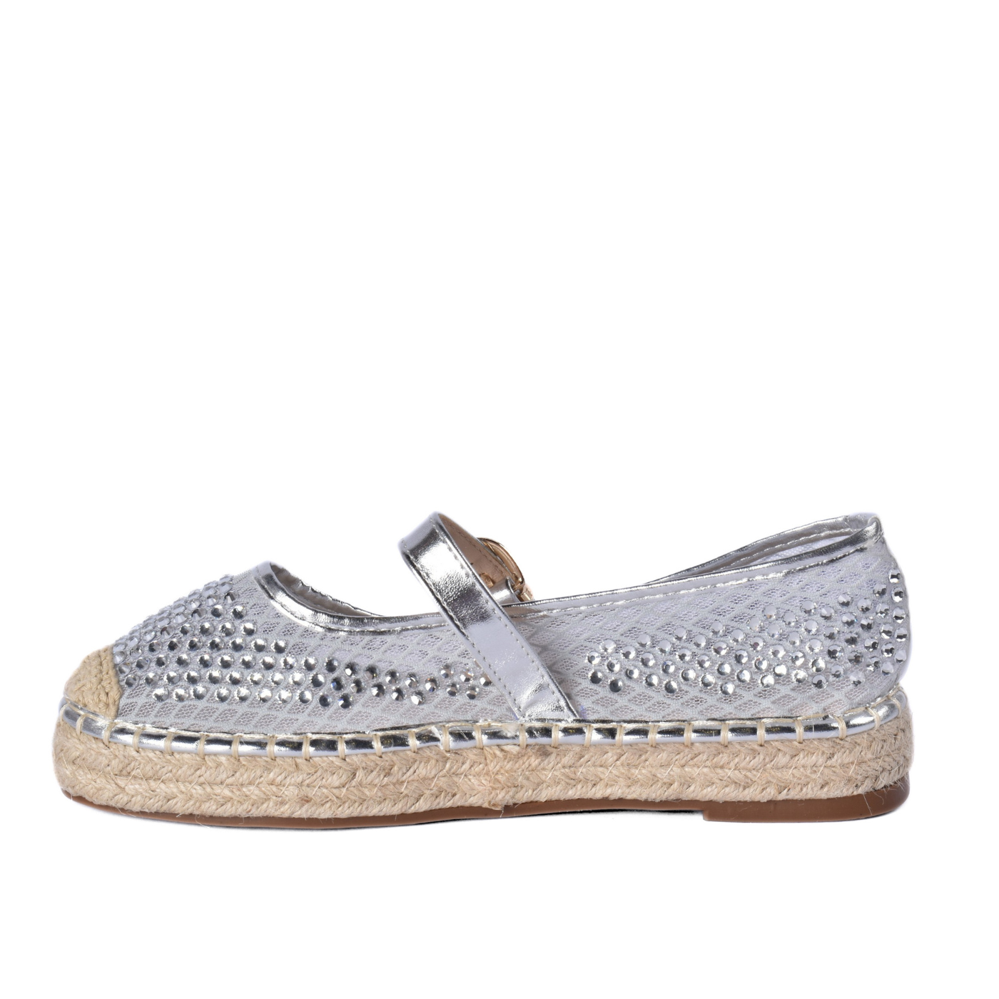 Plain Mesh Mary Jane Flats