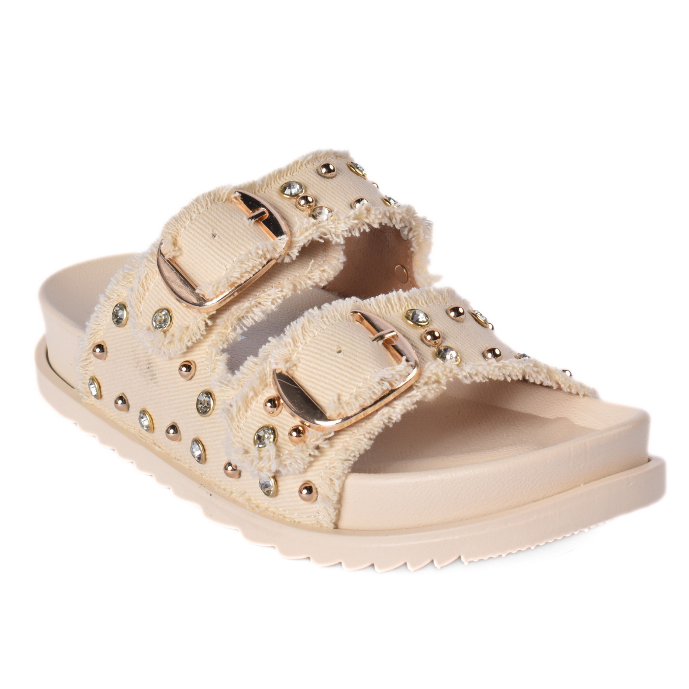 Women’s Casual Sandal Slip On Easy Wear Style Beige