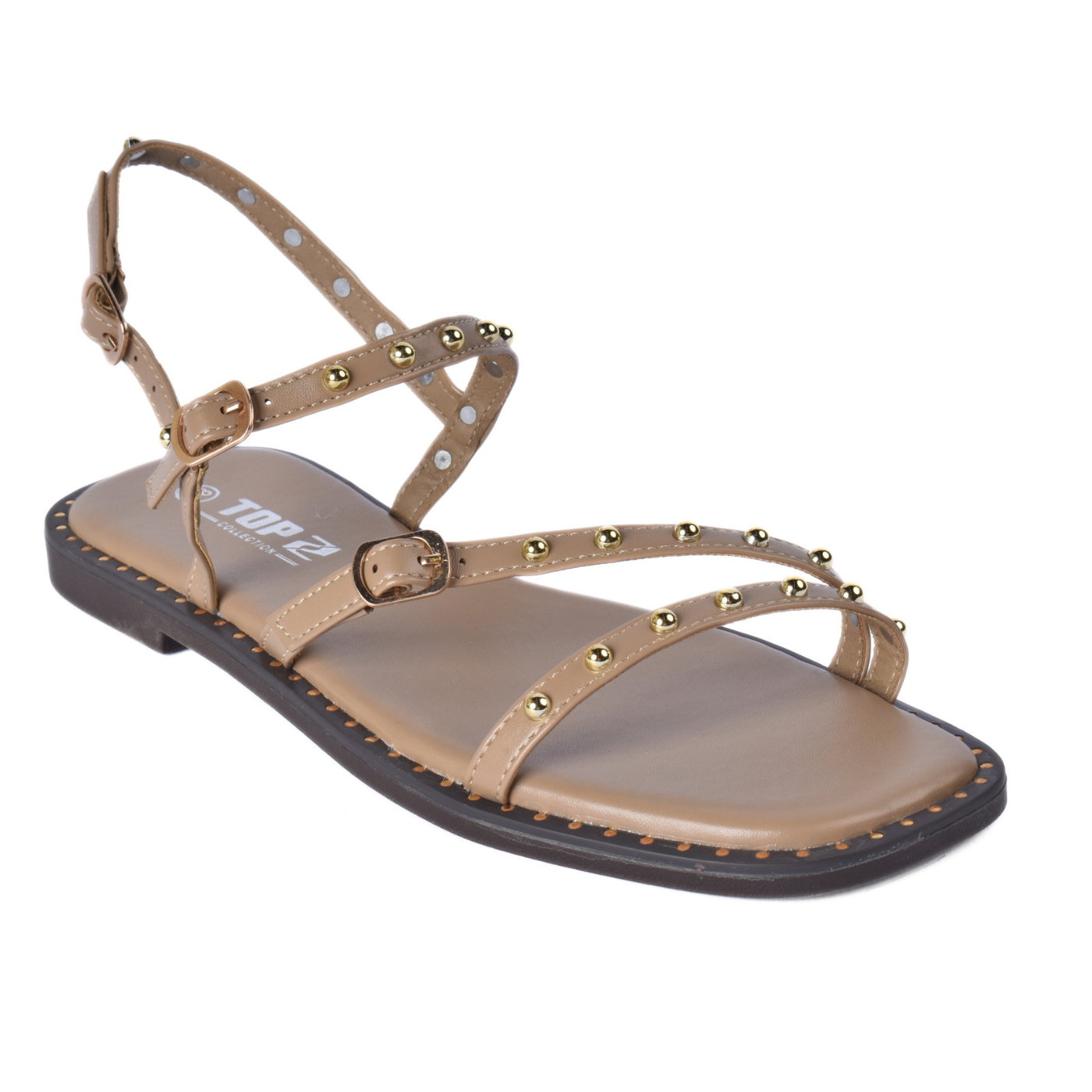 Essential Summer Flat Sandals Coffee