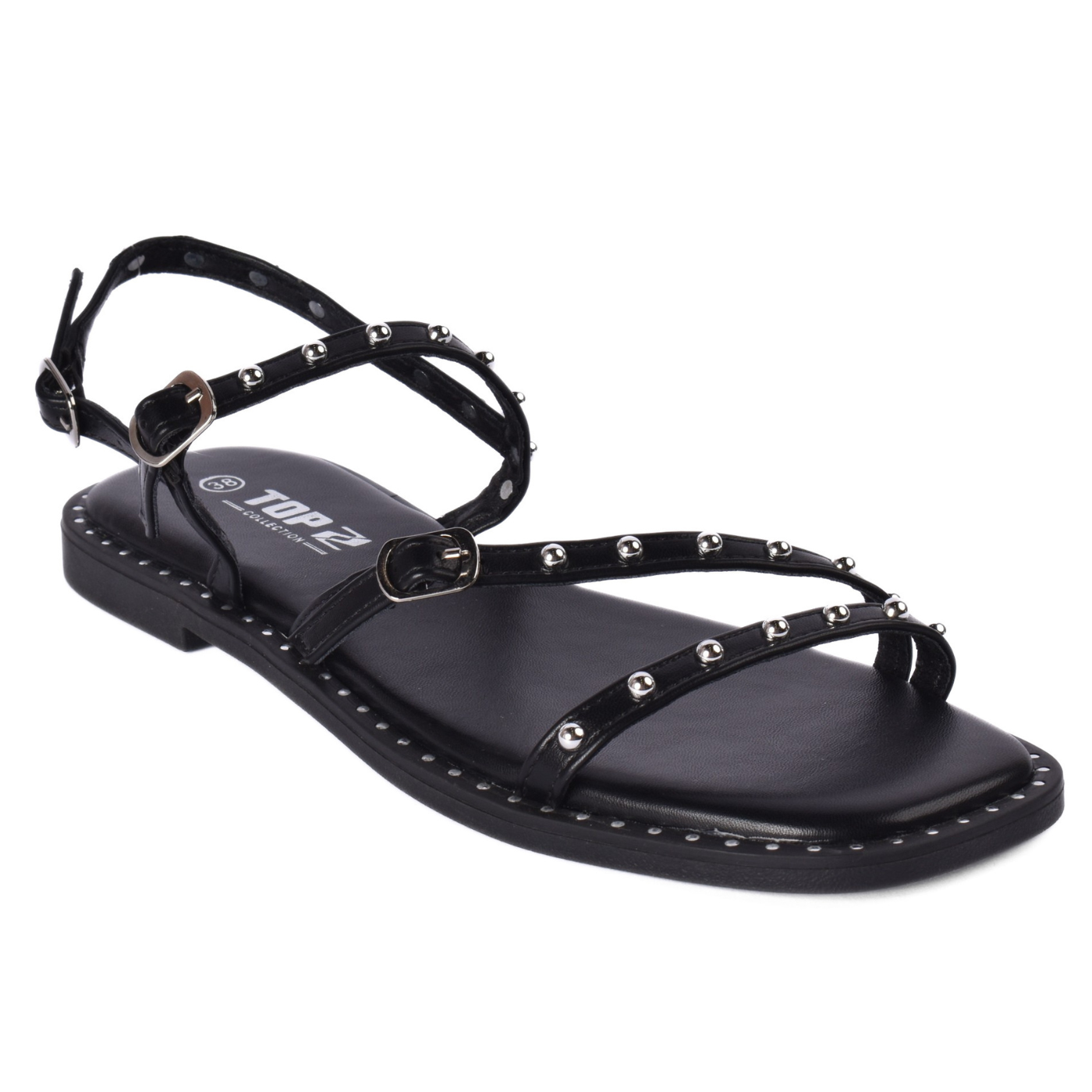 Essential Summer Flat Sandals Black