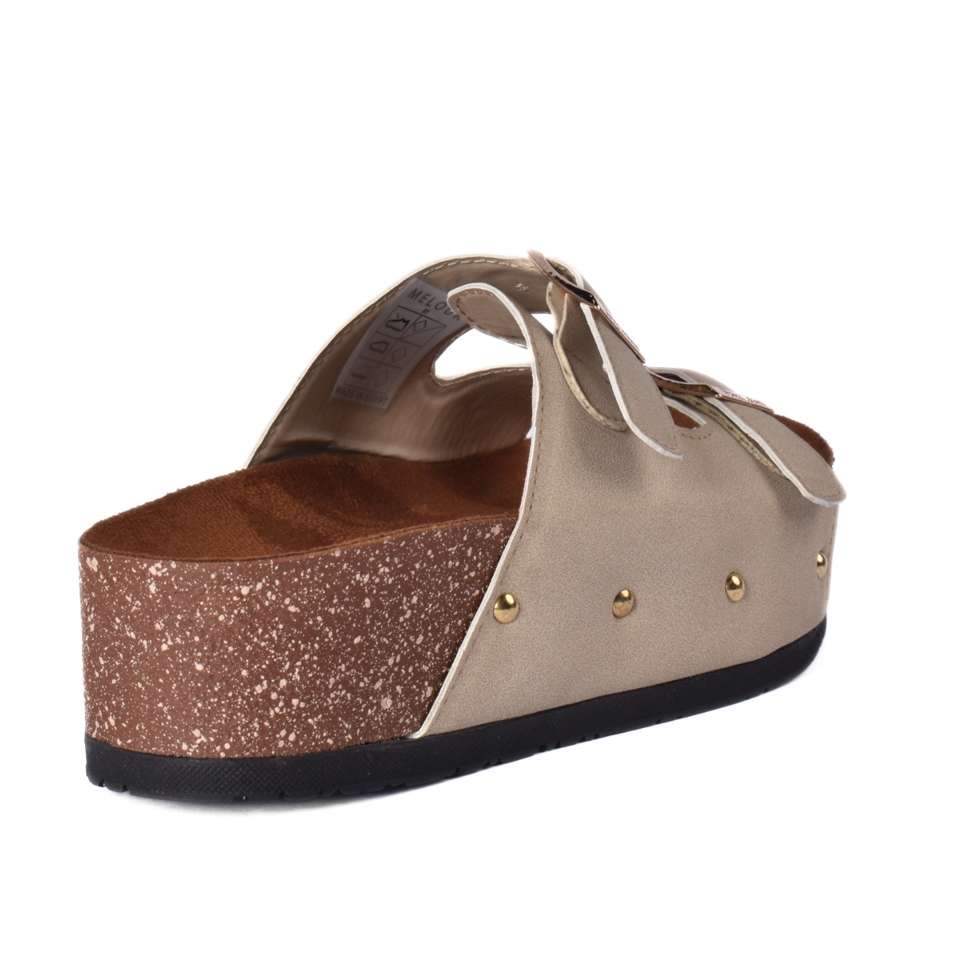Casual Platform Sandal With Double Buckles