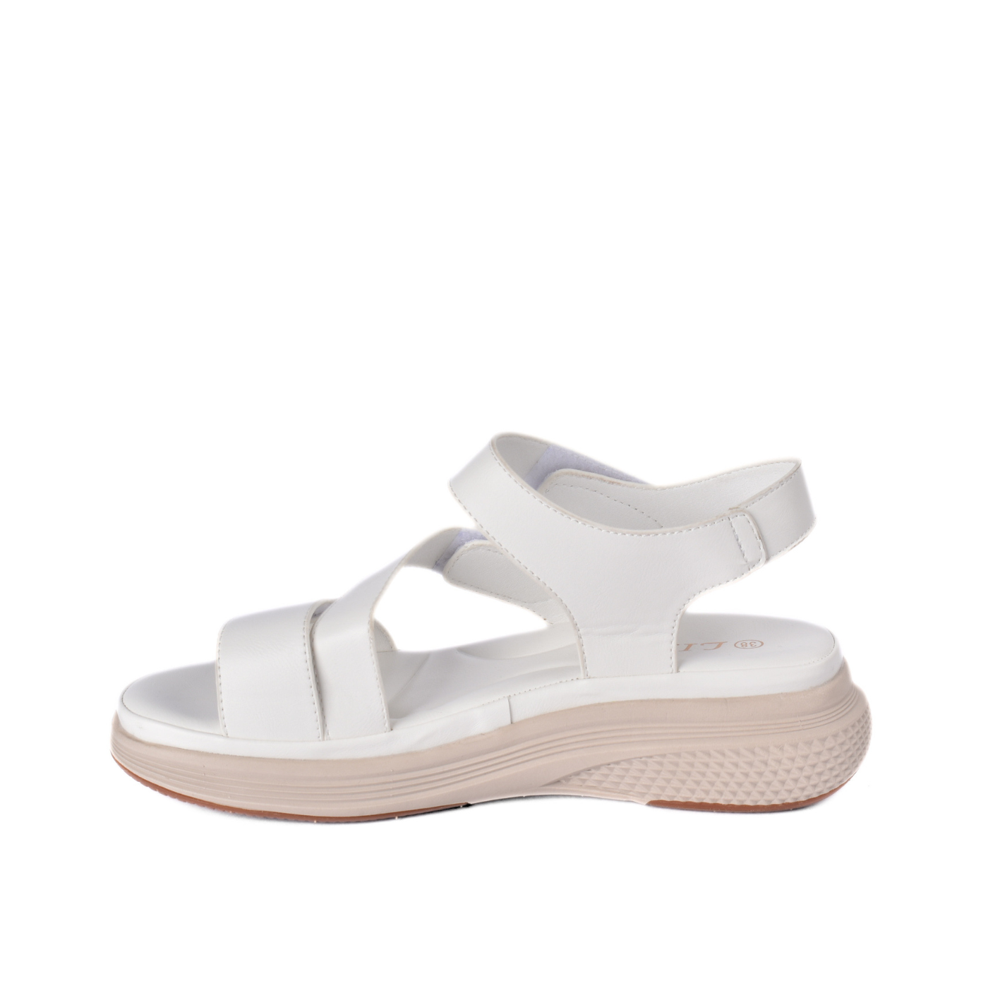 Triple Strap Platform Sandal