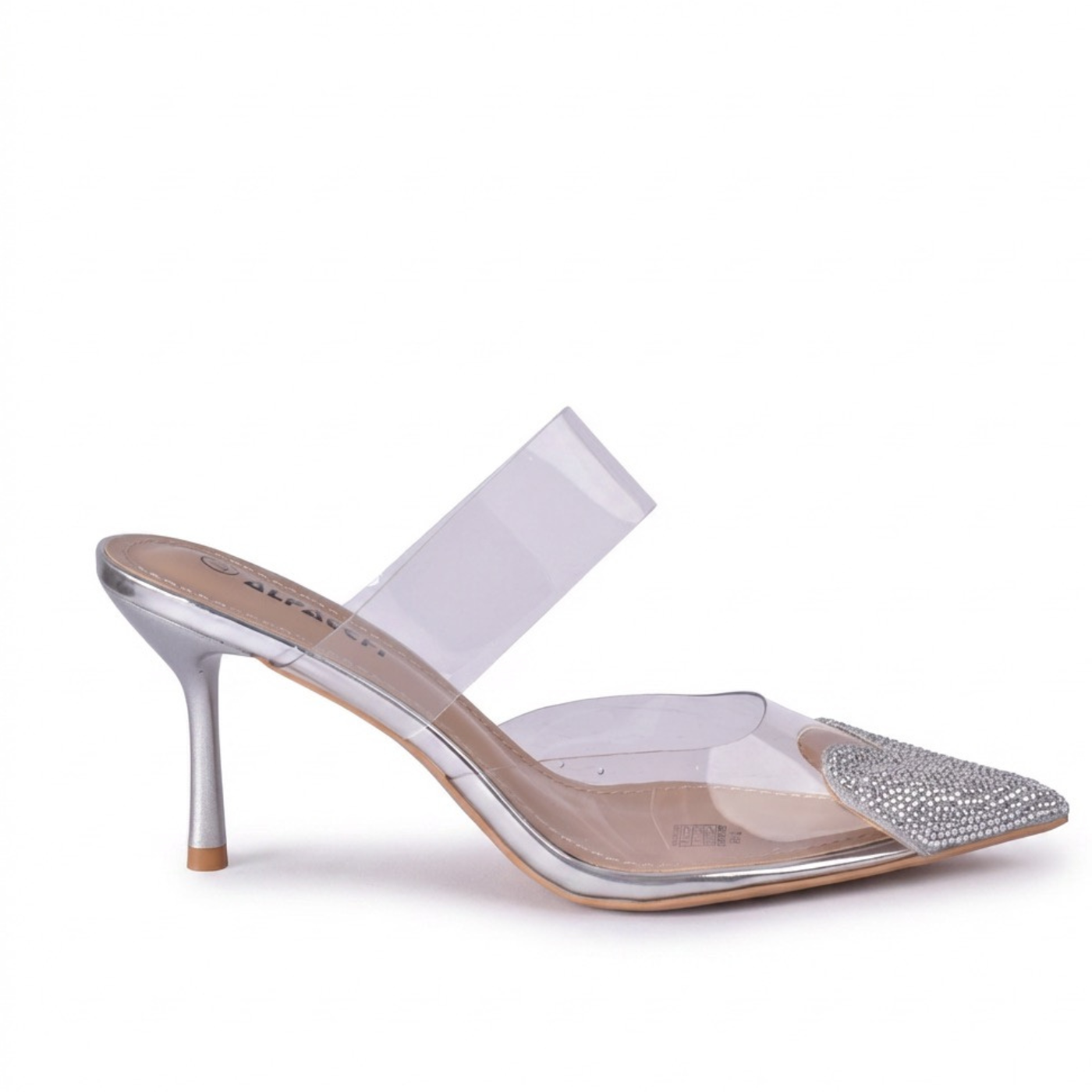 Women’s Transparent Heel Slippers