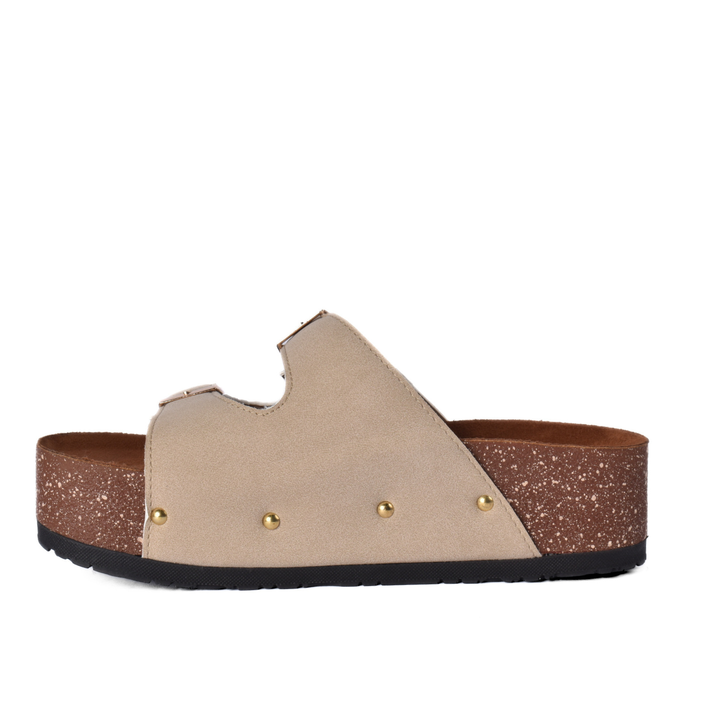 Casual Platform Sandal With Double Buckles