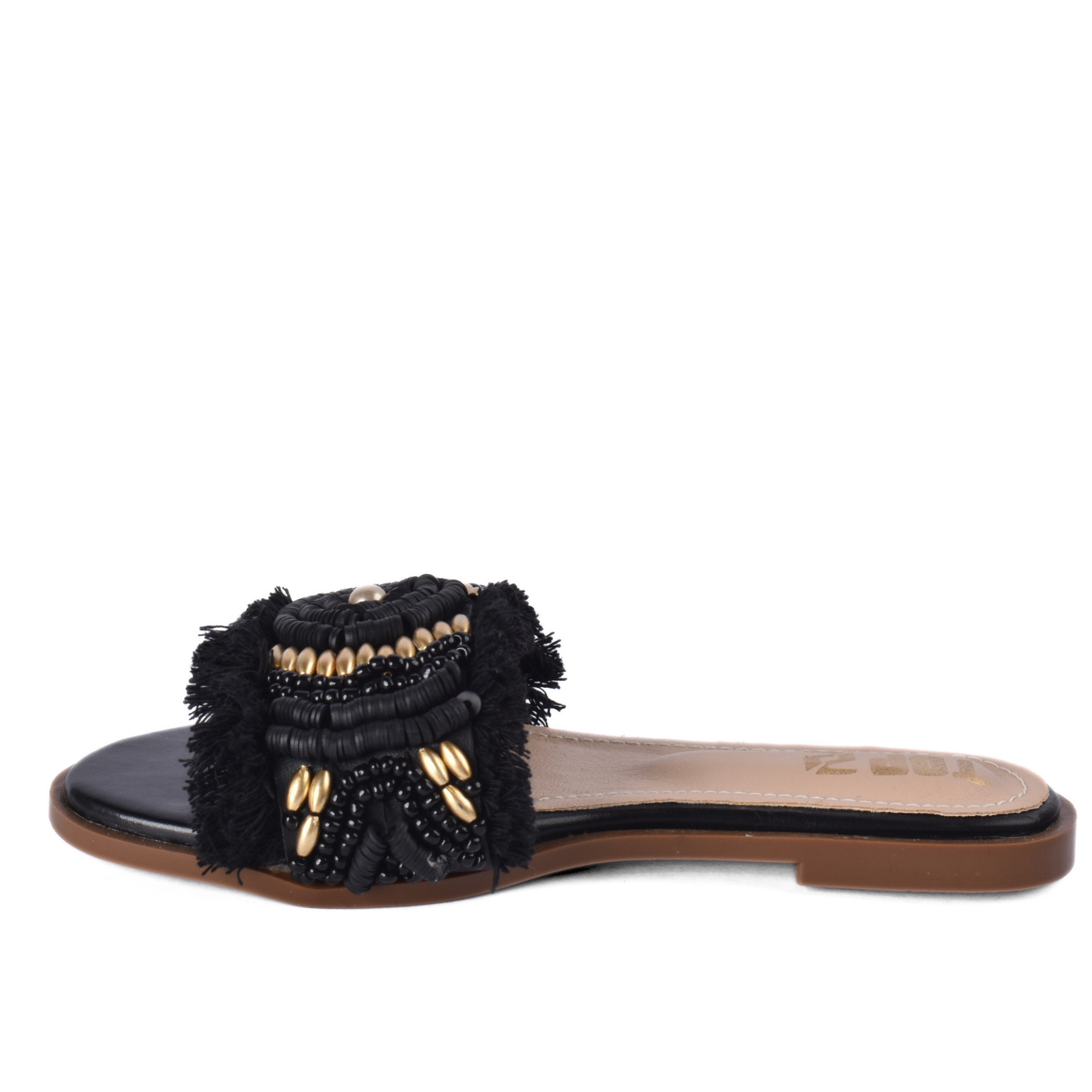Pearl Detail Flat Slipper