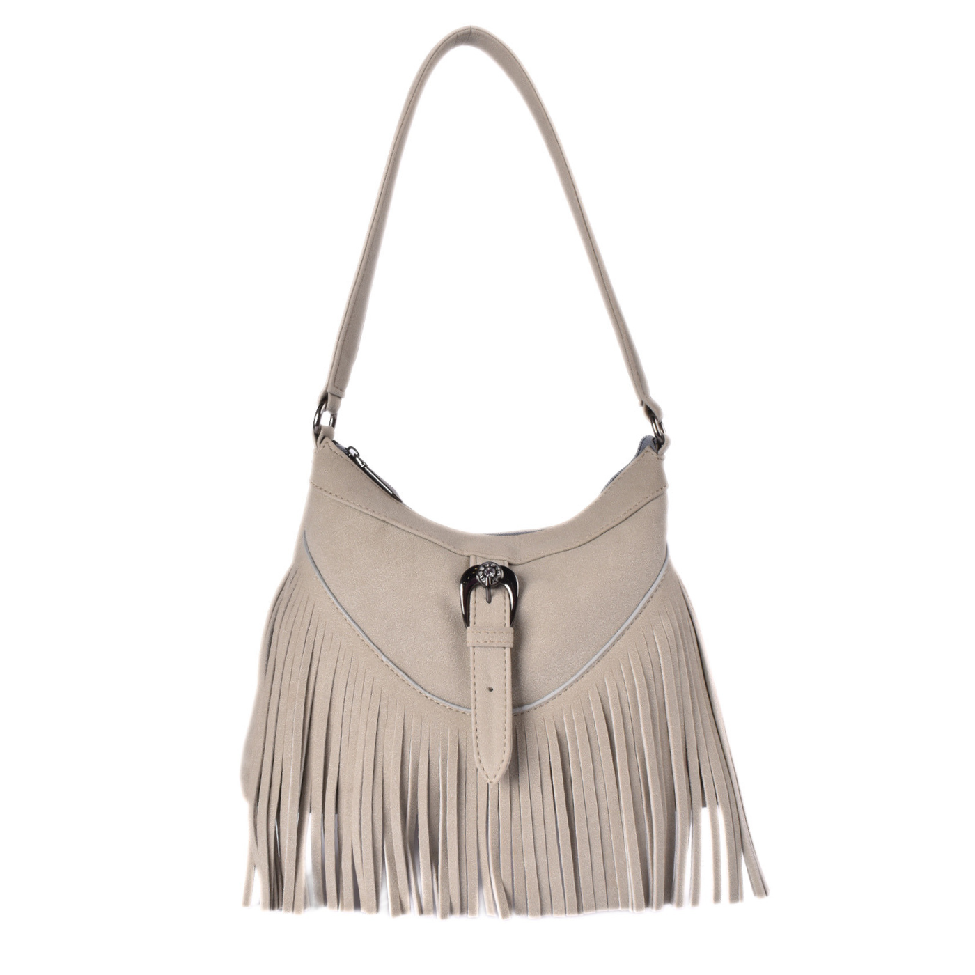 Fashion Hobo Bag with Long Tassels