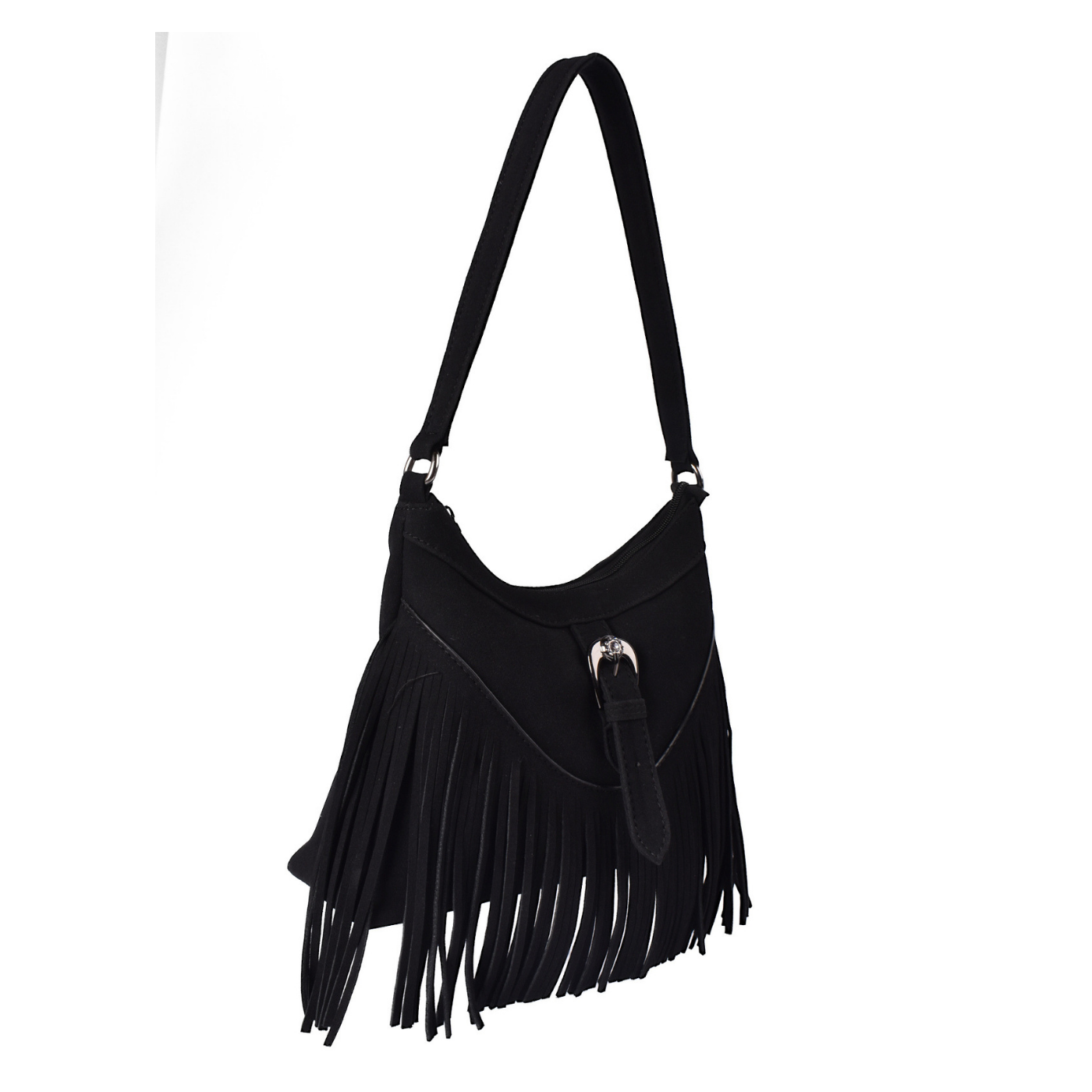 Fashion Hobo Bag with Long Tassels