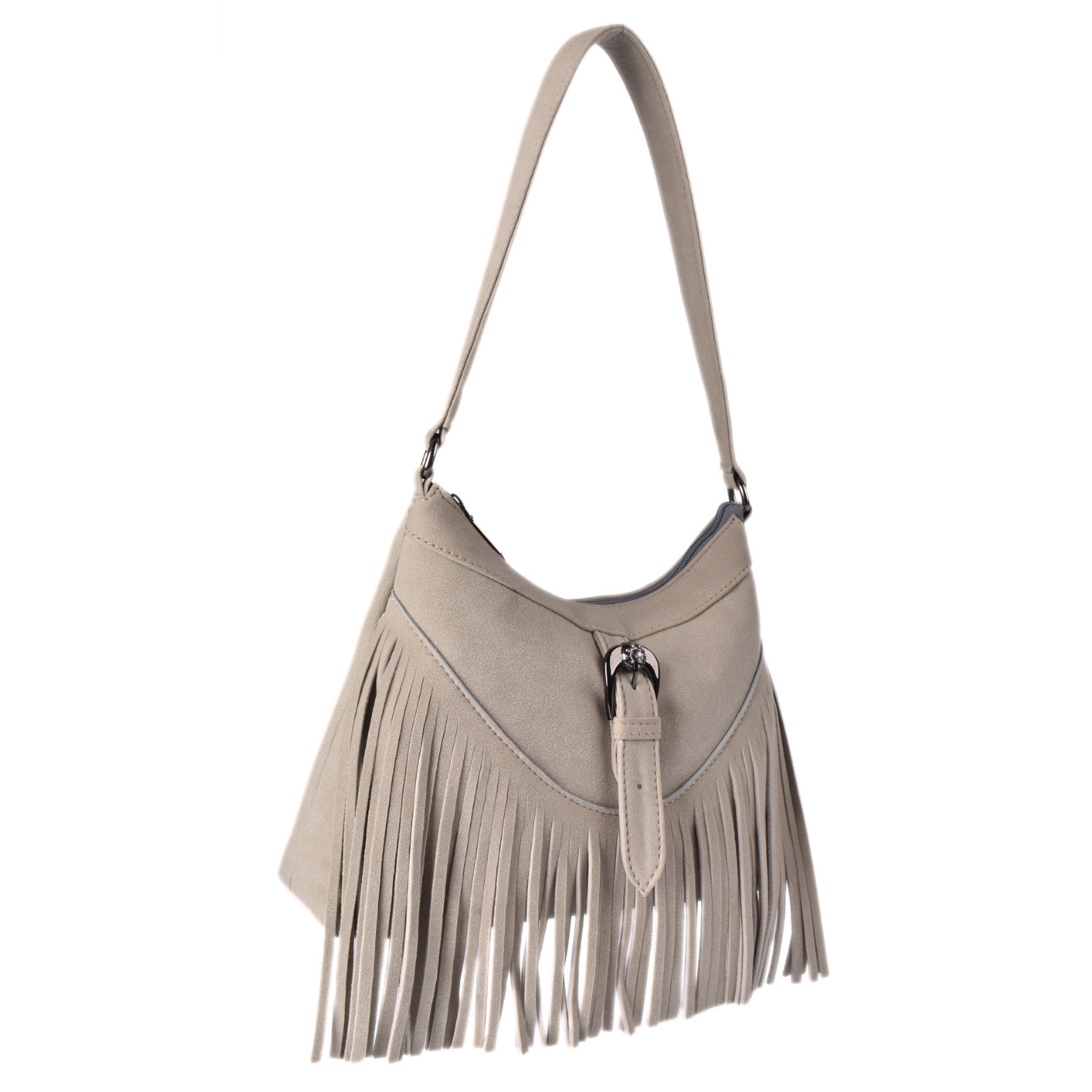 Fashion Hobo Bag with Long Tassels