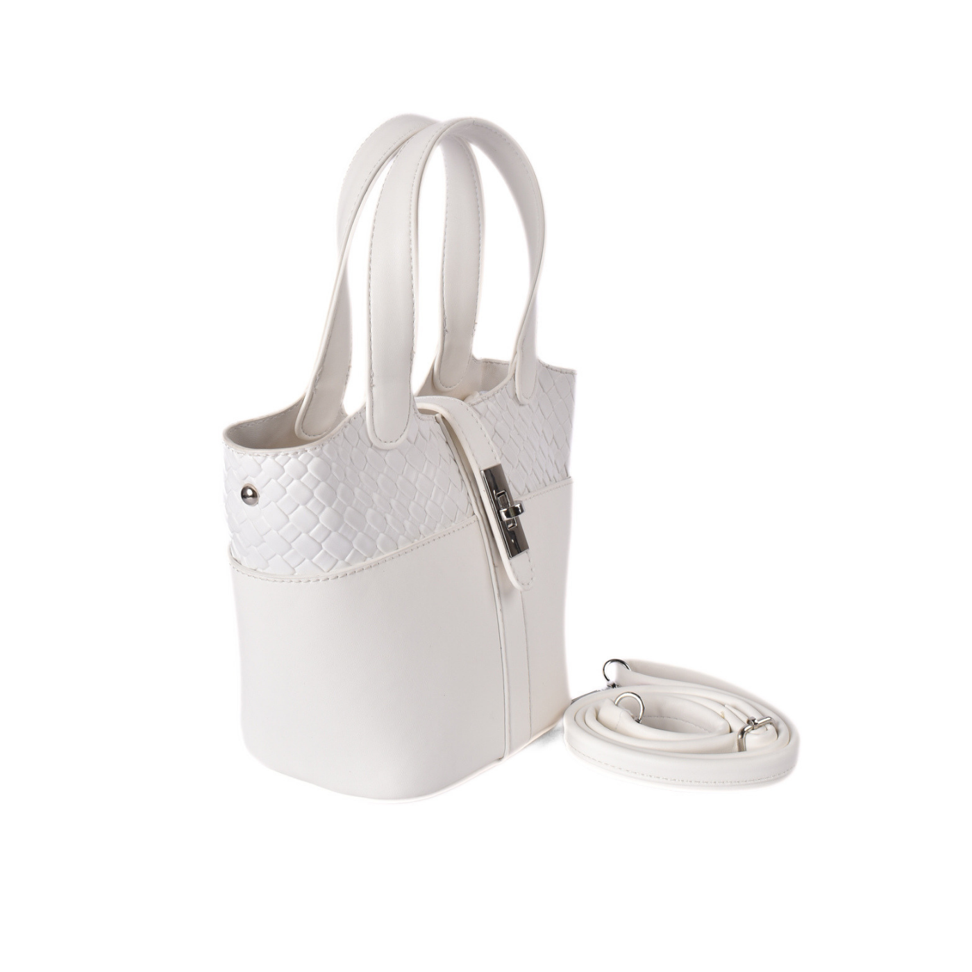 Woven Leather Tote
