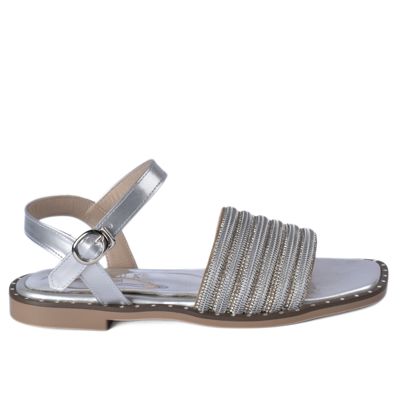 Women's Flat Strass Sandal