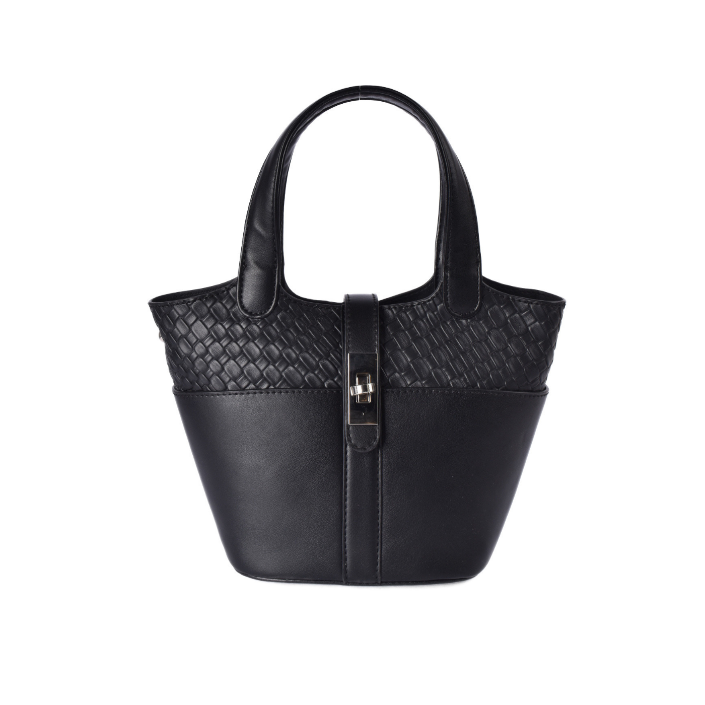 Woven Leather Tote