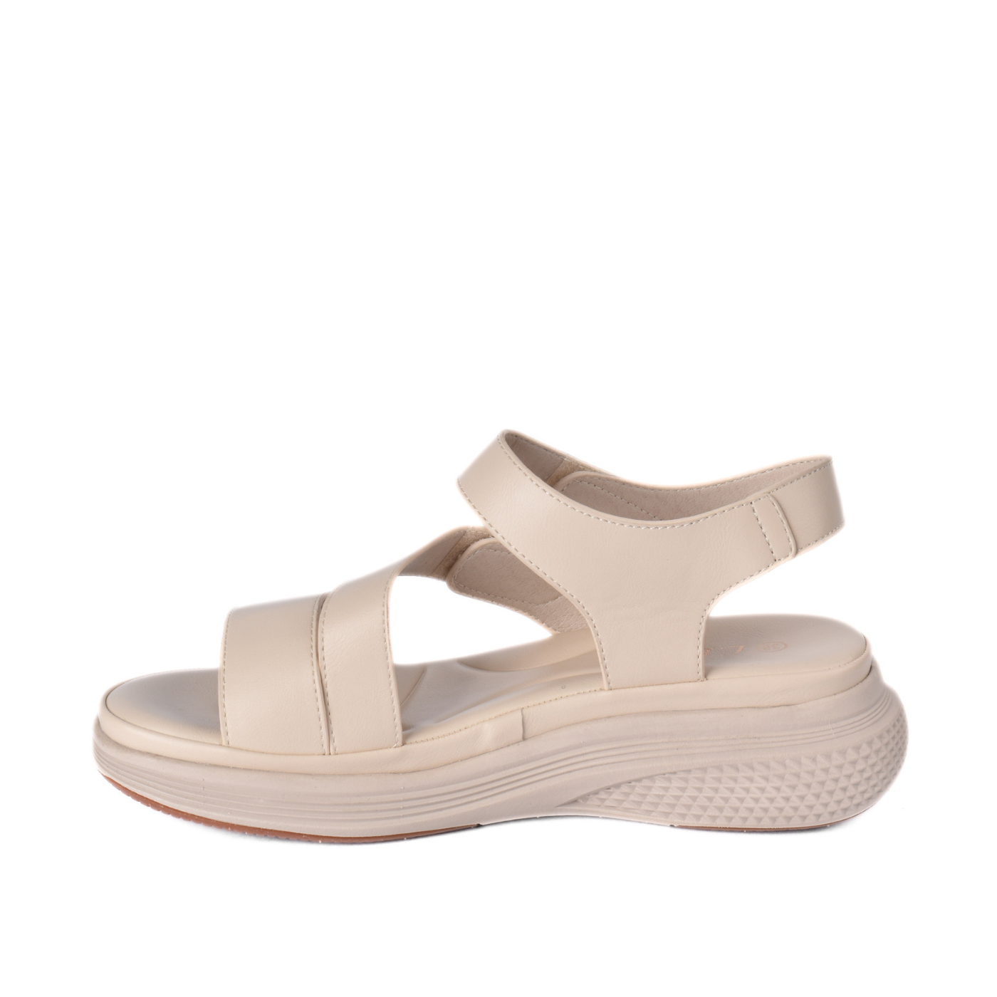 Triple Strap Platform Sandal