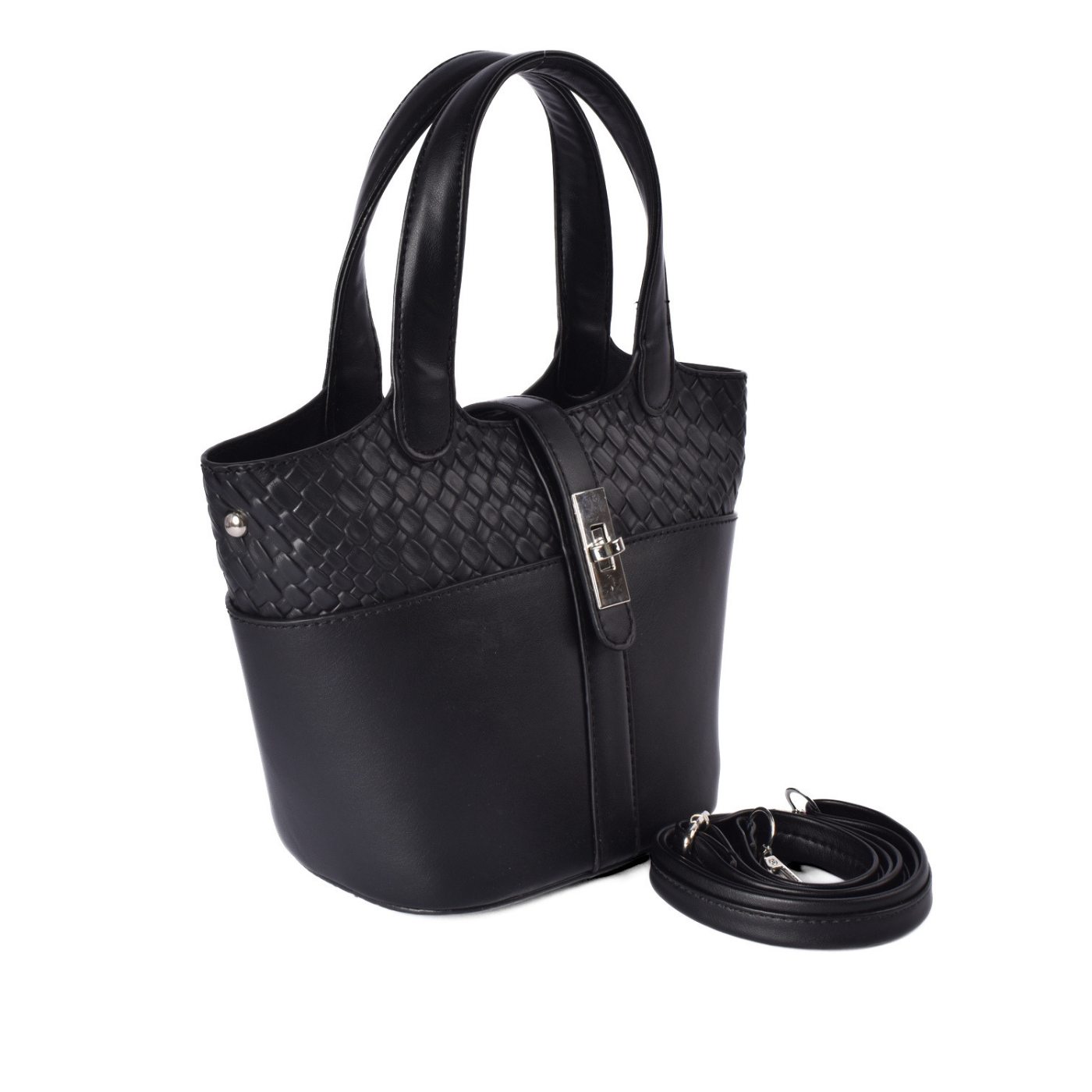 Woven Leather Tote