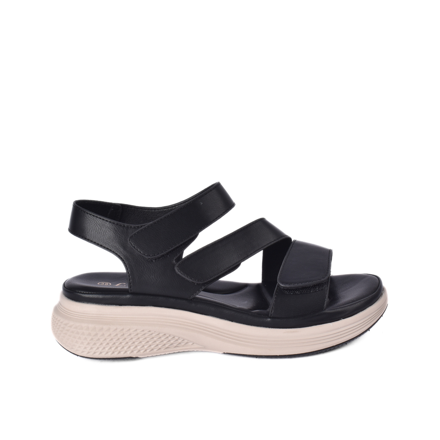 Triple Strap Platform Sandal