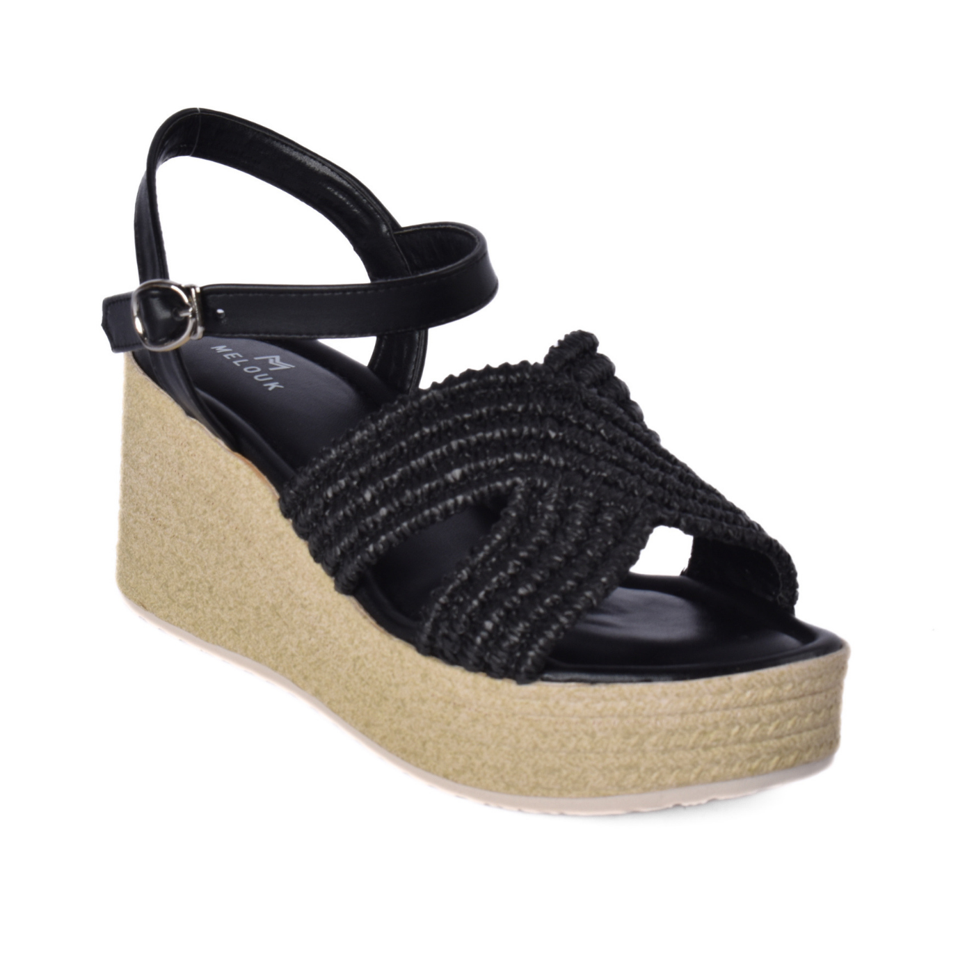 Women's Heeled Mule Black