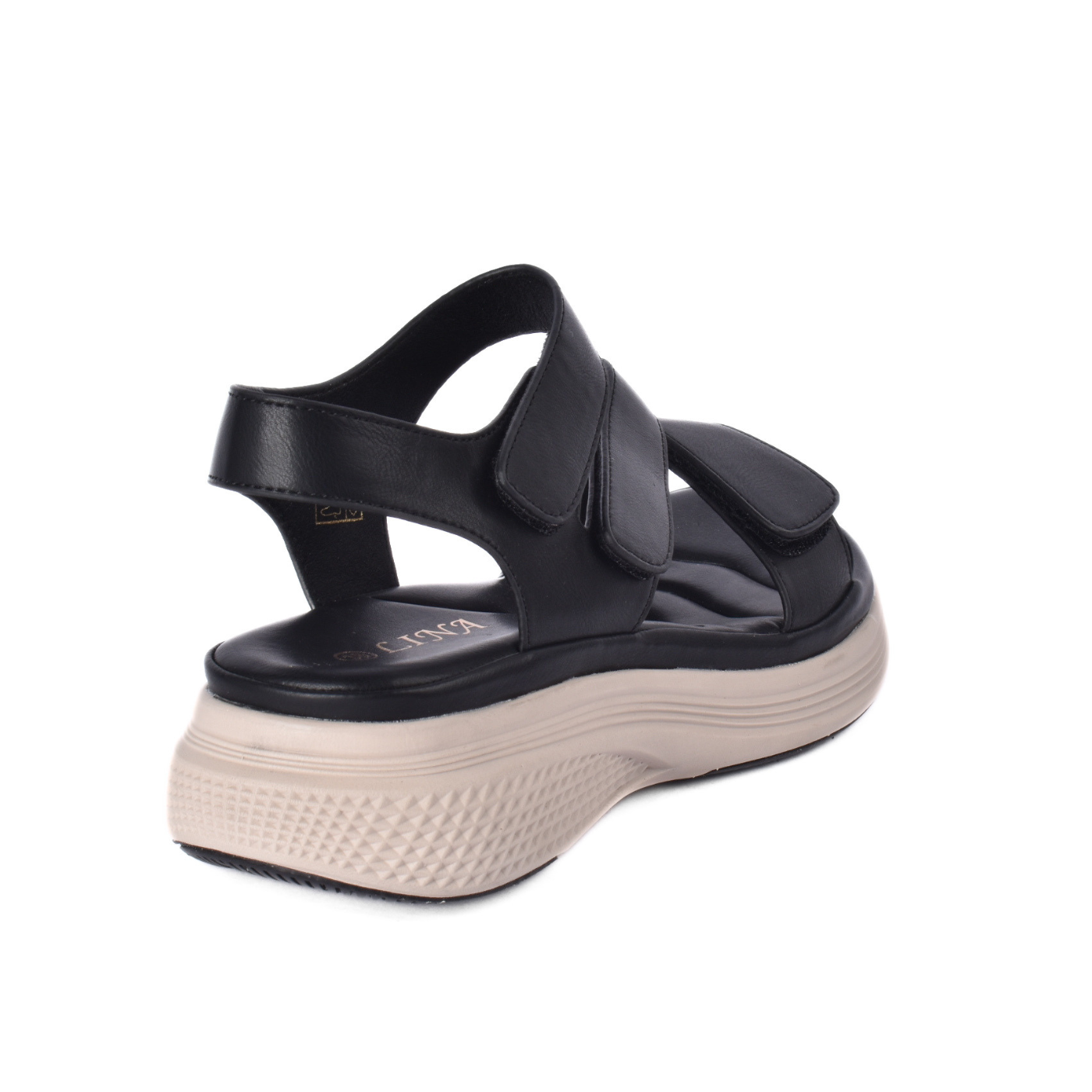 Triple Strap Platform Sandal