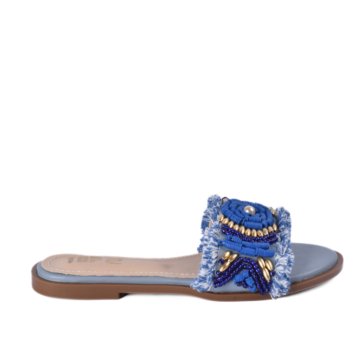 Pearl Detail Flat Slipper