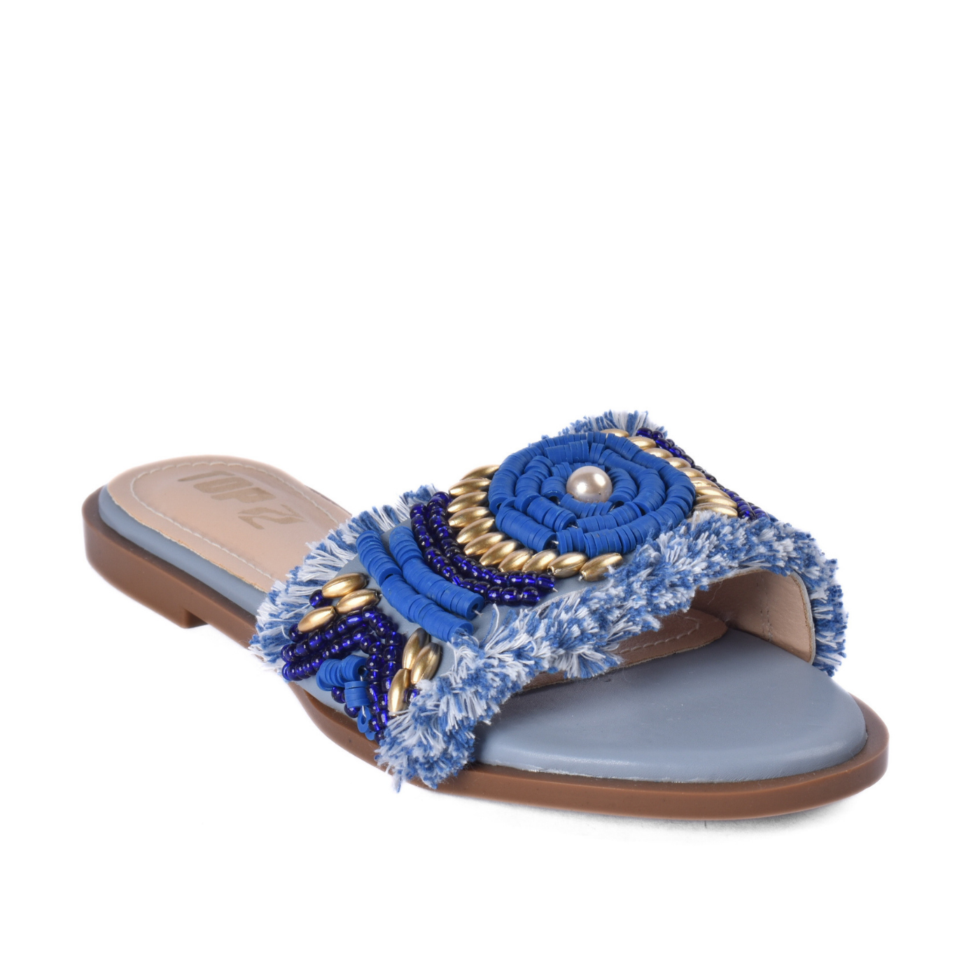 Pearl Detail Flat Slipper