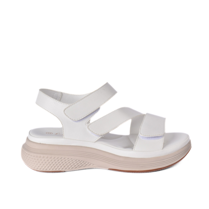 Triple Strap Platform Sandal