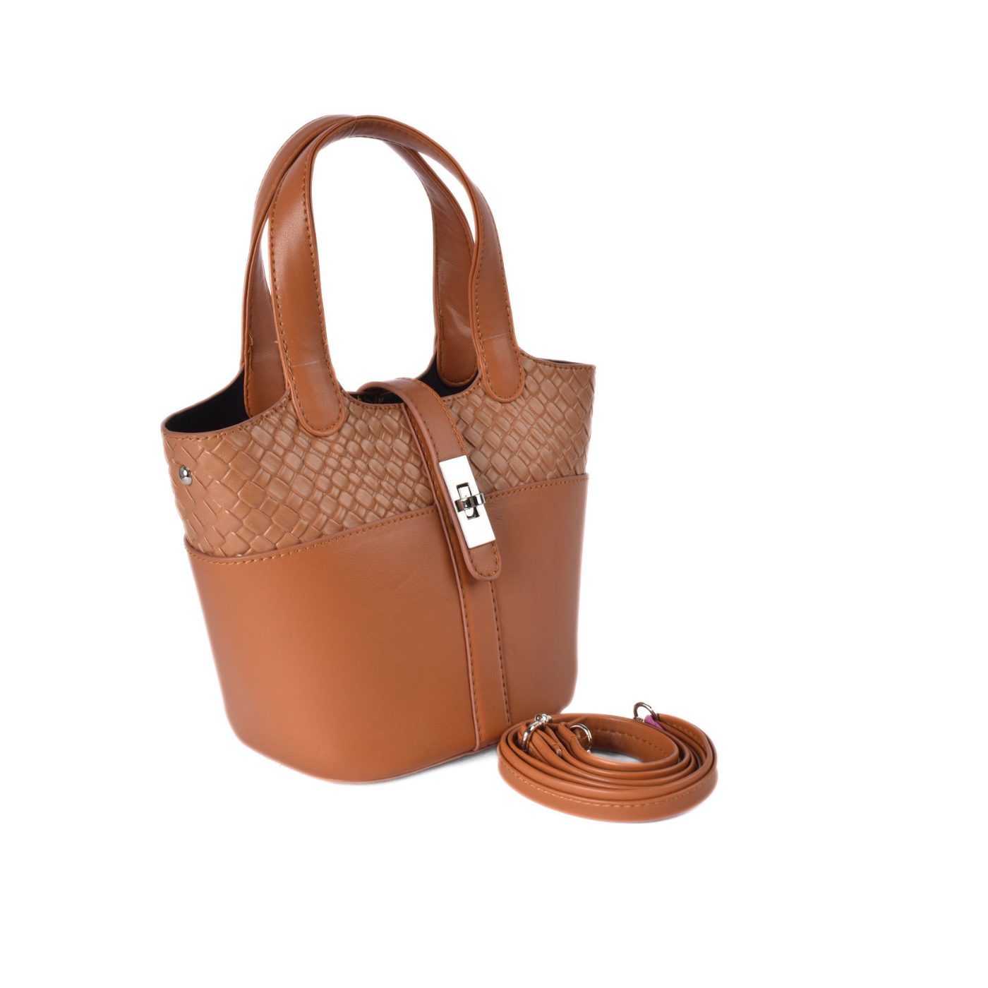 Woven Leather Tote