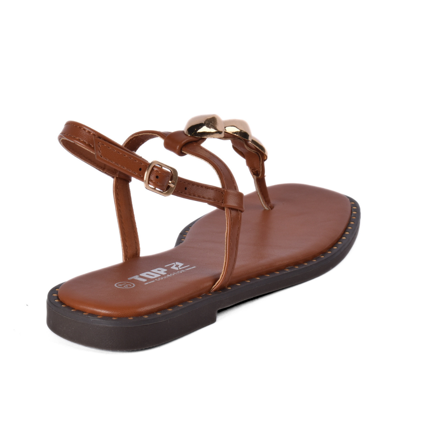 Pearl Detail Flat Sandal