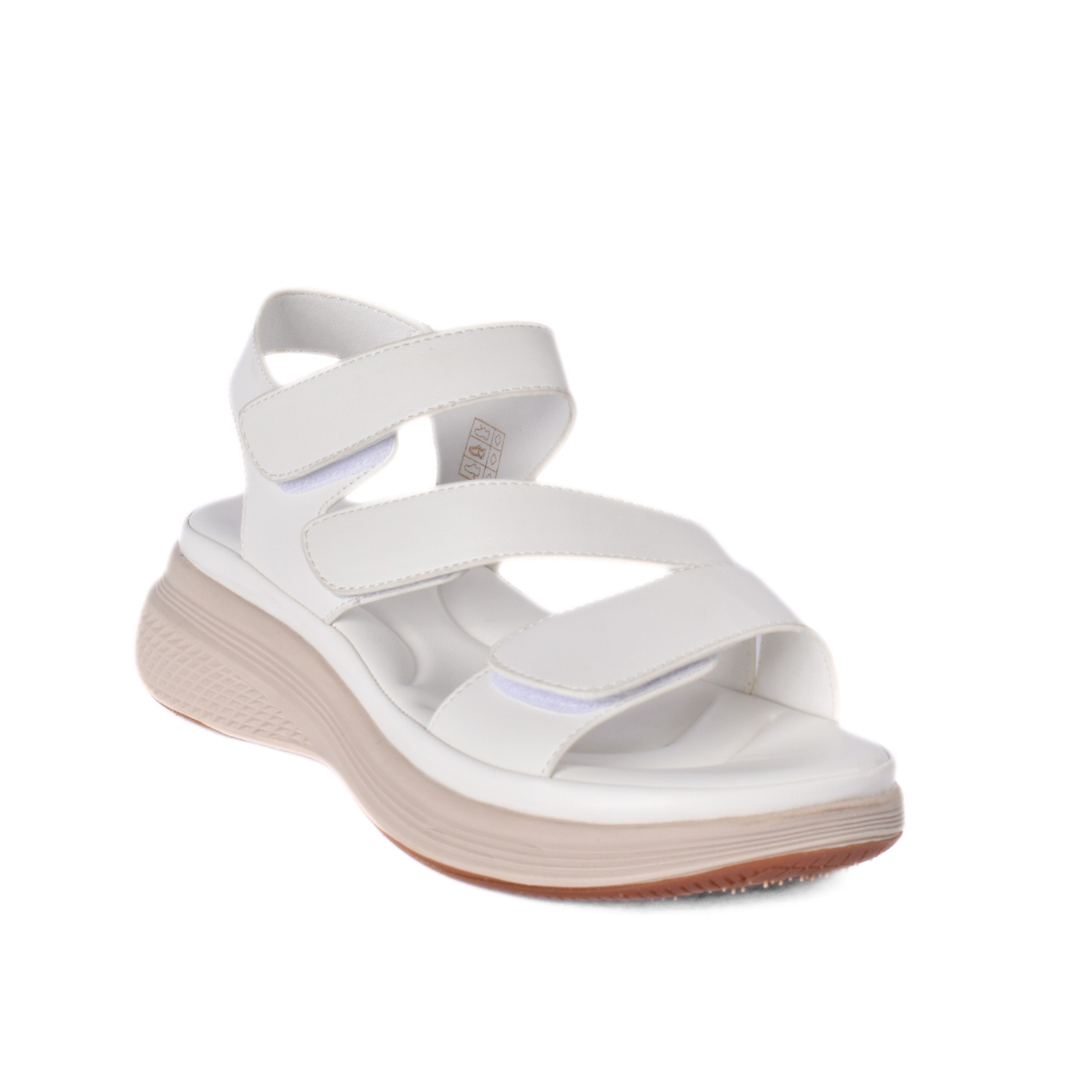Triple Strap Platform Sandal