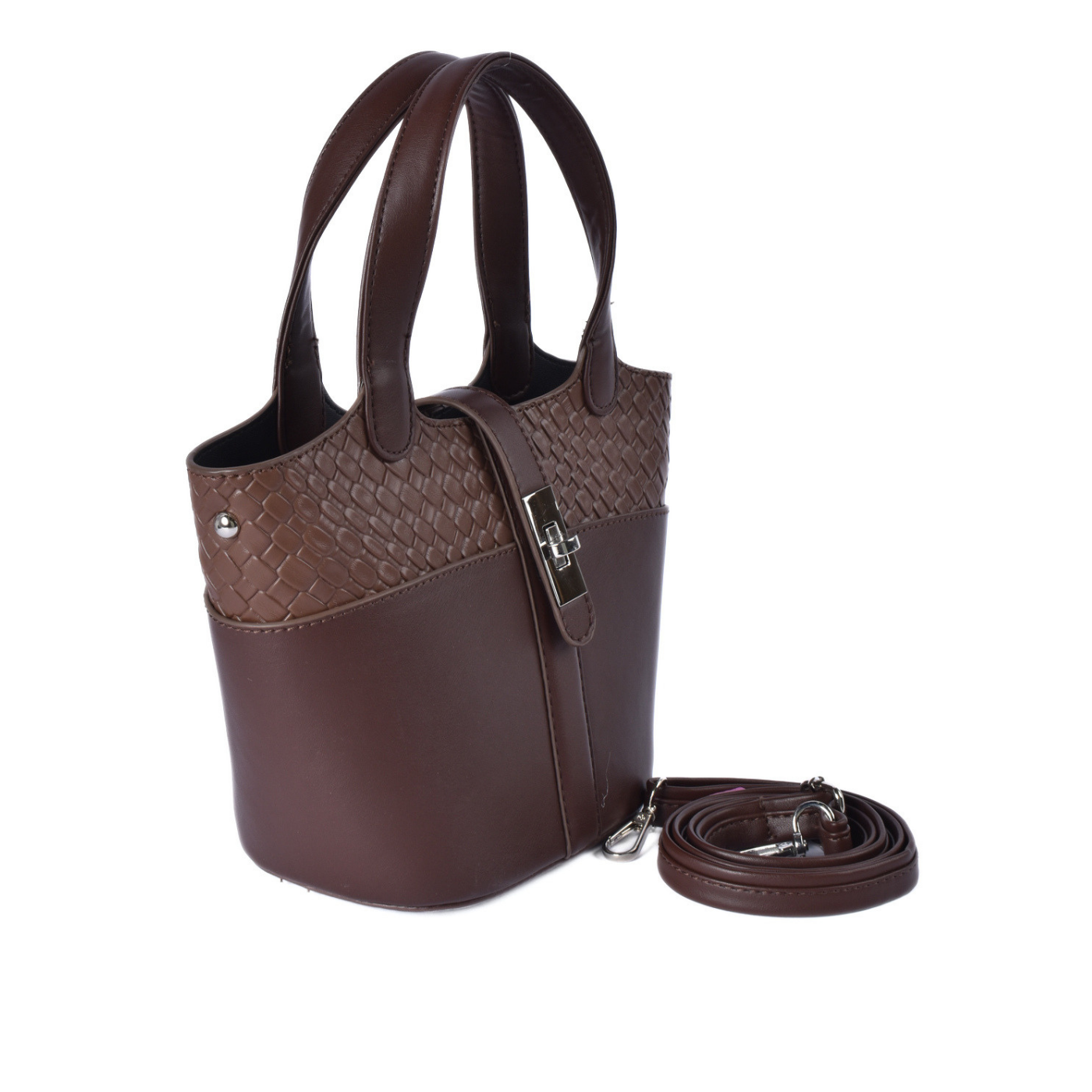 Woven Leather Tote