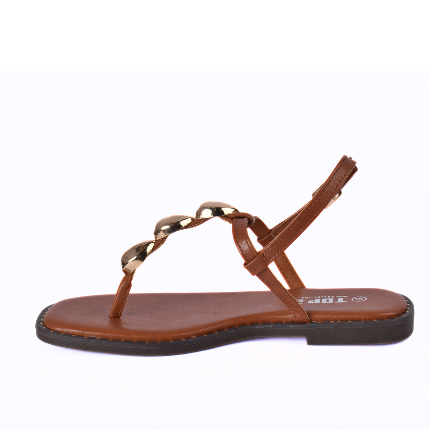 Pearl Detail Flat Sandal