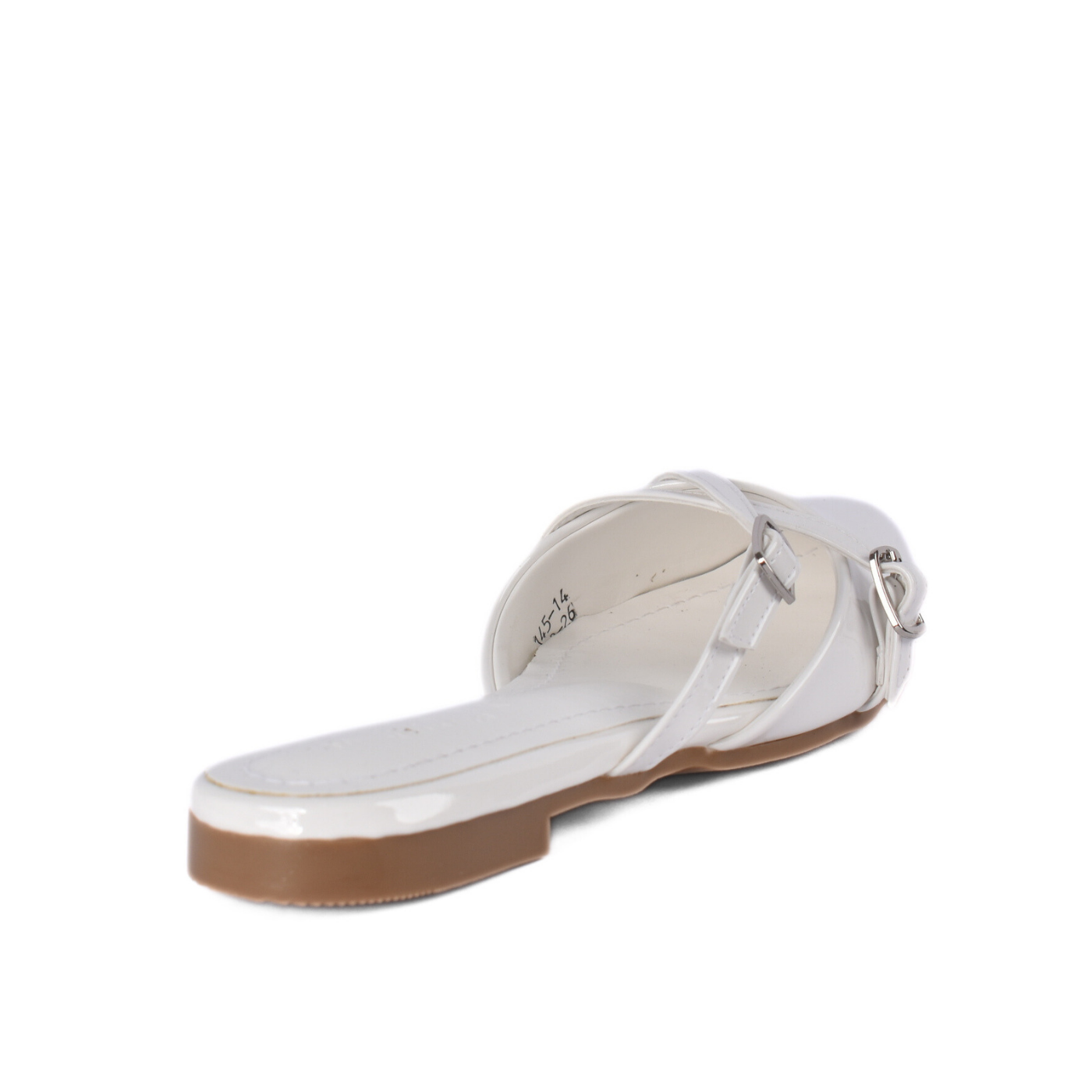 Women’s Pointed Toe Strap Mule Flats