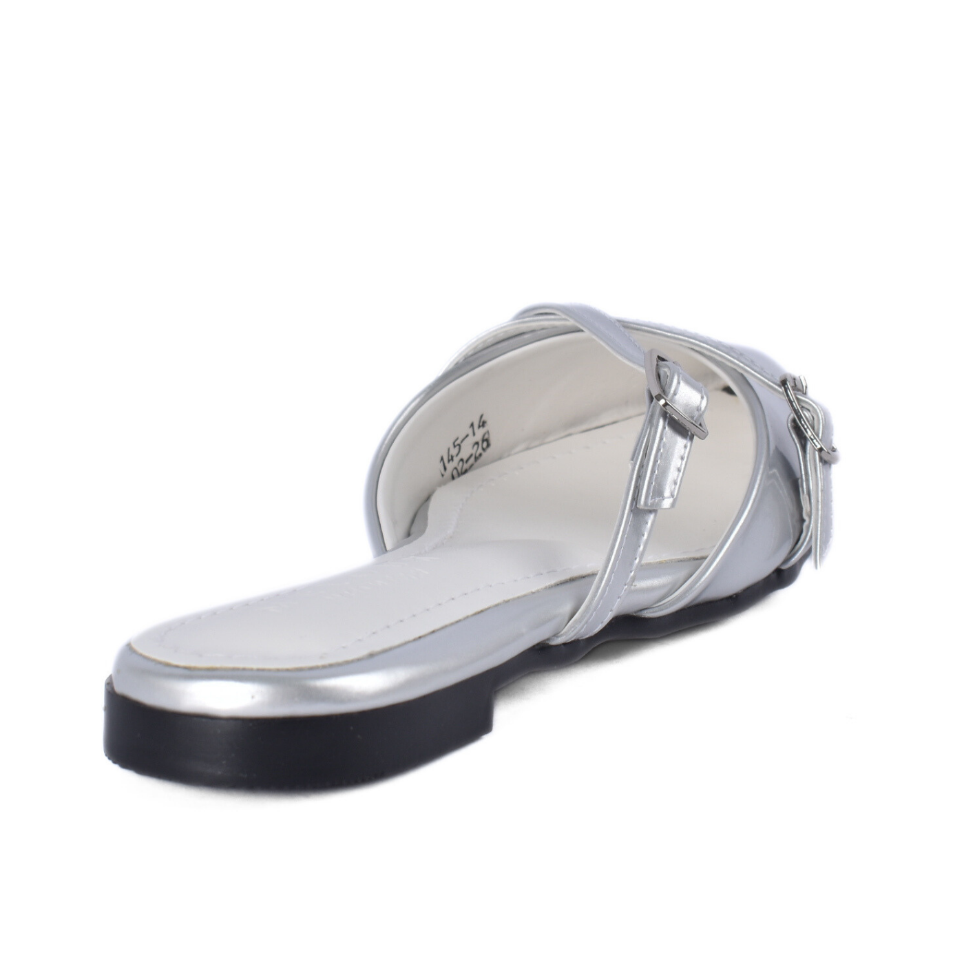 Women’s Pointed Toe Strap Mule Flats