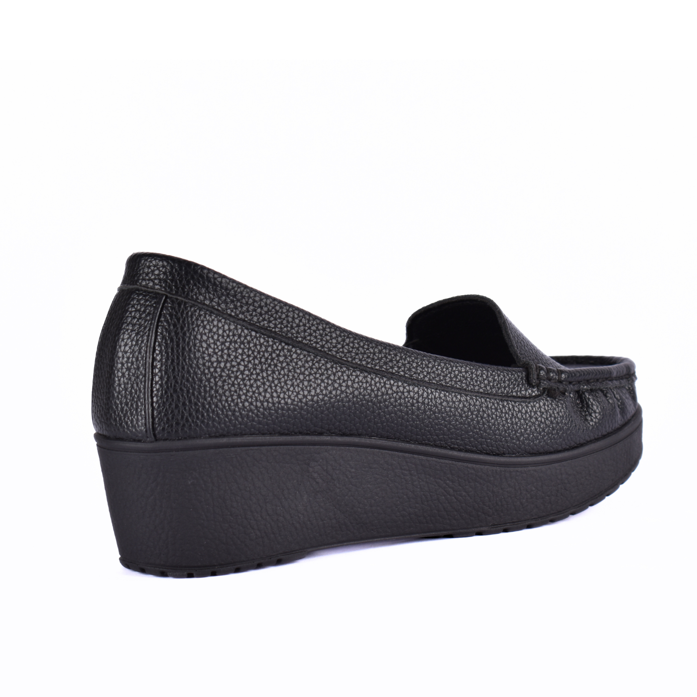 Basic Leather Shoe With Elastic Side Melouk