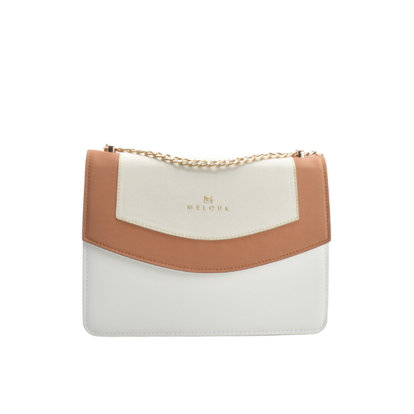 White Leather Shoulder Bag