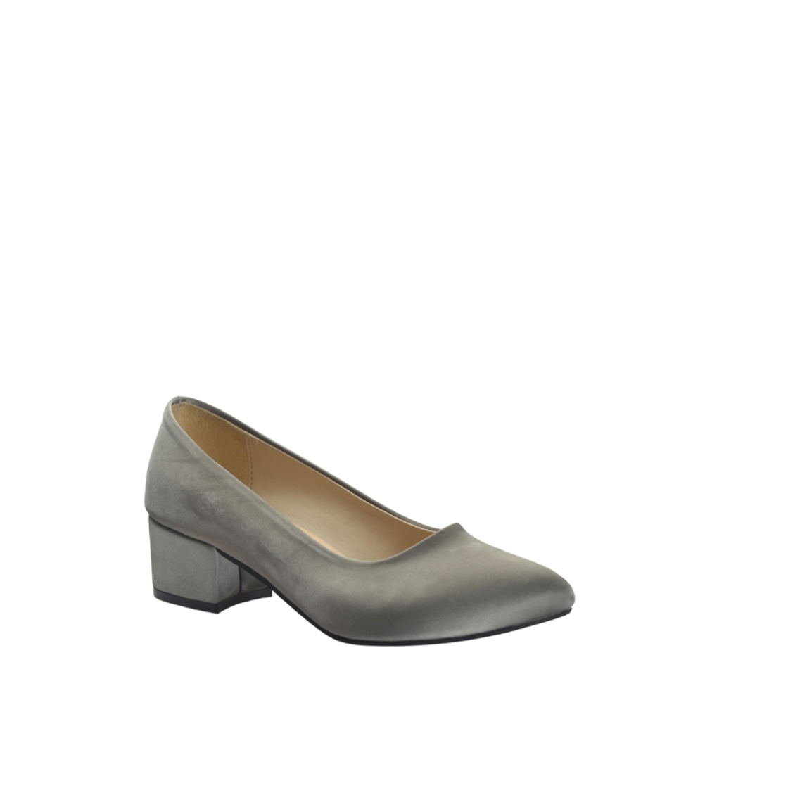 Gray Mid Heel Basic shoe