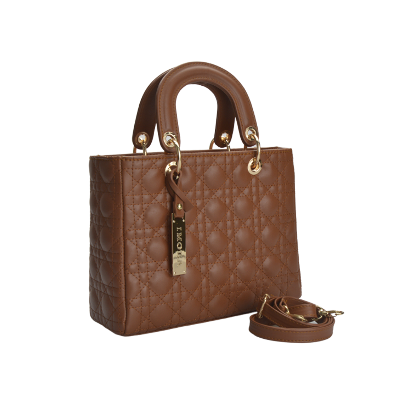 Havana Lined Leather Handbag