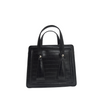 Black Leather Mini Cross Body Bag - Melouk