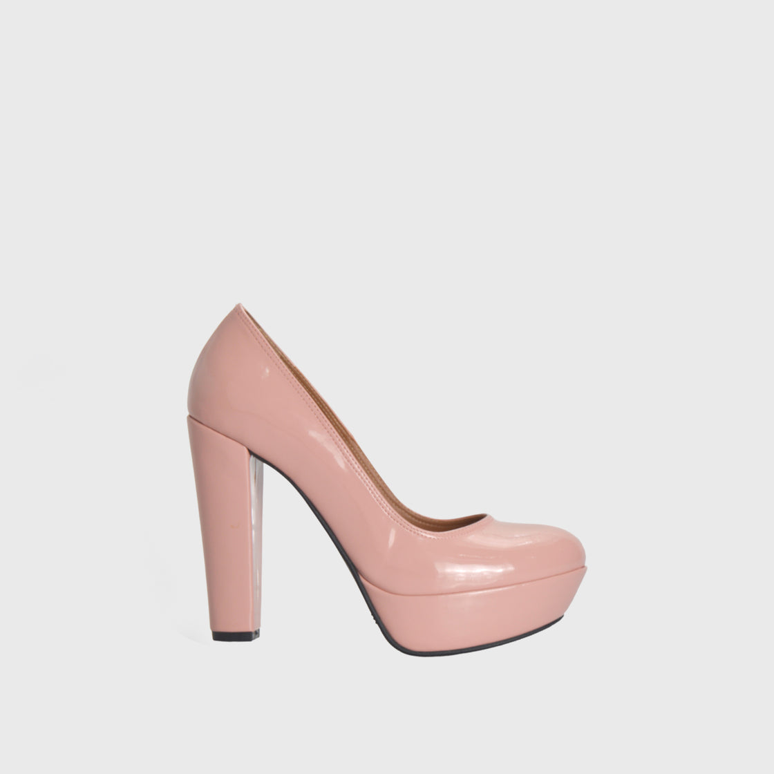 Highness Leather Light Pink Heel